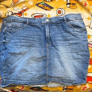 Torrid Medium Blue Denim Jean Skirt